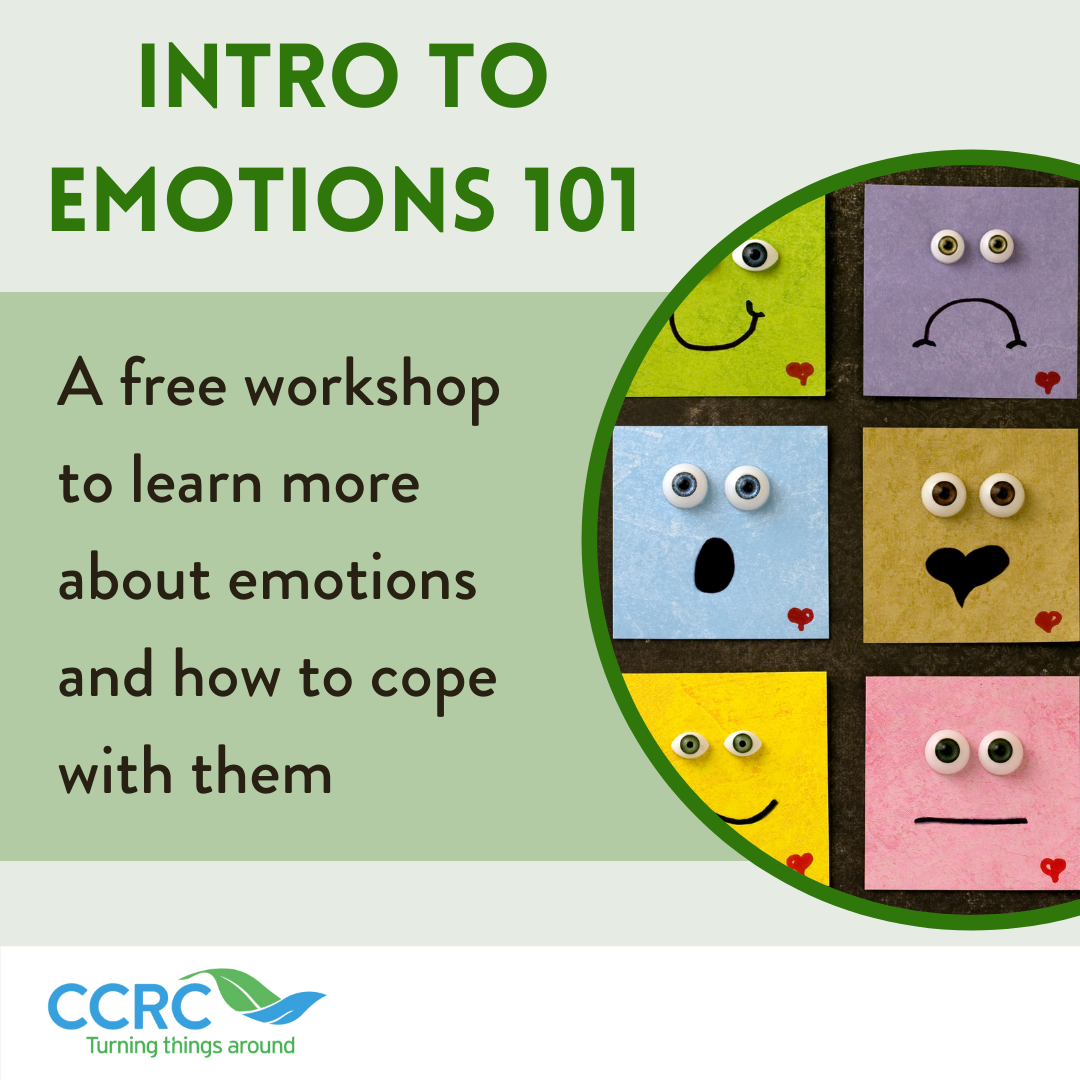 Intro to Emotions - a free workshop to learn more about emotions and how to cope with them